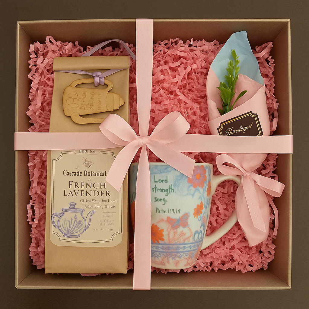 "The Lord Is My Strength and Song” Tea lovers Mini Gift Set